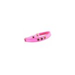 Collier pour chat toiles rose - 30 cm