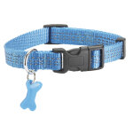 Collier pour chien coloris bleu en nylon tressé bobby safe taille m Collier pour chien coloris bleu en nylon tressé bobby safe taille m