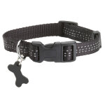Collier pour chien coloris noir en nylon tressé bobby safe taille m Collier pour chien coloris noir en nylon tressé bobby safe taille m