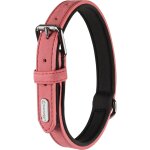 Collier chien delu rouge 20 / 25 x 1 cm