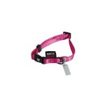 Collier chien rglable 10mm / 20 - 30cm rose