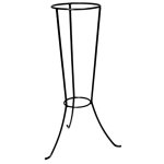 Colonne pour pot de fleurs en fer vieilli - 80cm