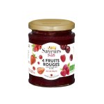 Confiture extra de 4 fruits rouges bio - 320 g Confiture extra de 4 fruits rouges bio - 320 g