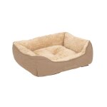 Corbeille pour chien et chat coloris marron scruffs cosy taille m