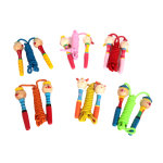 Corde à sauter humoristique bois 3, 7x13, 5x3 cm à partir de 3 ans Corde à sauter humoristique bois 3, 7x13, 5x3 cm à partir de 3 ans