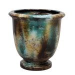 Coupe �maill�e coloris jaspe poterie goicoechea ederra - � 46 x h 48 cm