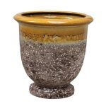 Coupe maille coloris miel lurra poterie goicoechea ederra -  46 x h 48 cm
