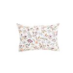 Coussin adagio lilas coloris blanc en coton - 35 x 50 cm