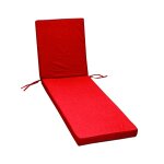Coussin bain de soleil dhoussable monte carlo carmin en polyester