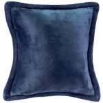 Coussin d�coratif coloris encre en polyester tender vivaraise 50 x 50 cm
