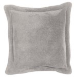Coussin dcoratif coloris perle en polyester tender vivaraise 50 x 50 cm