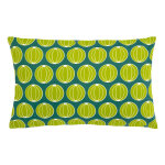 Coussin envie d'ailleurs melons vert de jade 68 x 44 cm