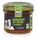 Cr�me aux l�gumes du soleil & basilic en verrine de 100 g