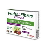 Cubes pour le transit ortis fruits & fibres regular - 24 cubes