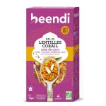 Dal de lentilles corail  la noix de coco en pack carton beendi - 250 g