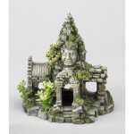 Dcor aquarium angkor wat coloris gris en rsine de polyester - 240 x 167 x 245 cm