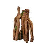 Décor aquarium racines jungle 1 coloris marron résine de polyester Décor aquarium racines jungle 1 coloris marron résine de polyester