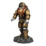 D�cor aquarium scaphandrier jules verne coloris or en r�sine de polyester