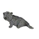 Dcoration pour aquarium en polyrsine coloris gris zolux gargouille modle 1