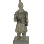 Dcoration pour aquarium en rsine coloris gris zolux statuette qin 1 l