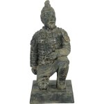 D�coration pour aquarium en r�sine coloris gris zolux statuette qin 2 l