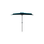 Demi parasol en aluminium et toile polyester bleu - Ø 300 Demi parasol en aluminium et toile polyester bleu - Ø 300