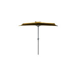 Demi parasol en aluminium et toile polyester curry - Ø 300 Demi parasol en aluminium et toile polyester curry - Ø 300
