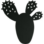 Dessous de plat cactus noir 25, 5 x 24 cm