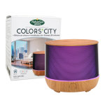 Diffuseur d'huiles essentielles colors'city bois clair