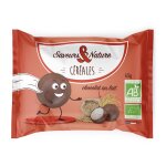 Drles de crales au chocolat lait bio en sachet de 45 g