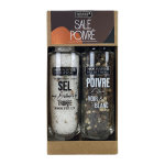 Duo sel à la truffe blanche et poivre noir et blanc 175g Duo sel à la truffe blanche et poivre noir et blanc 175g