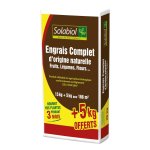 Engrais complet organique solabiol 15 kg + 5 kg offerts Engrais complet organique solabiol 15 kg + 5 kg offerts
