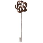 Éolienne solaire lumineuse effet rustique sur pique smart garden aries - 37, 5 x 16, 5 Éolienne solaire lumineuse effet rustique sur pique smart garden aries - 37, 5 x 16, 5