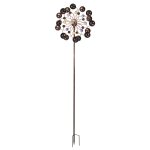 Éolienne solaire lumineuse en métal effet rustique sur pique smart garden venti - Ø 3 Éolienne solaire lumineuse en métal effet rustique sur pique smart garden venti - Ø 3