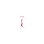 Étiquette ciboulette petit modèle rouge h22, 6 cm Étiquette ciboulette petit modèle rouge h22, 6 cm