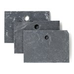 Etiquettes � suspendre en ardoise x3 - 7x5 cm