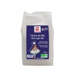 Farine de bl bise t80 bio en sachet de 1 kg