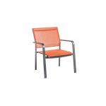 Fauteuil bas niello coloris paprika
