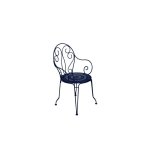 Fauteuil de jardin montmartre fermob bleu abysse Fauteuil de jardin montmartre fermob bleu abysse