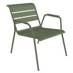 Fauteuil lounge en acier vert cactus fermob monceau - 87 x 77 x 86 cm Fauteuil lounge en acier vert cactus fermob monceau - 87 x 77 x 86 cm