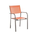 Fauteuil niello coloris paprika 51 x 56 x 87 cm