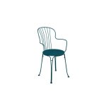 Fauteuil opéra + fermob bleu acapulco Fauteuil opéra + fermob bleu acapulco