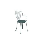 Fauteuil opéra + fermob gris orage Fauteuil opéra + fermob gris orage