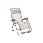 Fauteuil de relaxation multiposition futura beige 71 x 83 x 113 cm