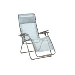 Fauteuil de relaxation multiposition futura bleu 71 x 83 x 113 cm