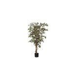 Ficus hawaii vert panaché plante artificielle en pot h 150 x Ø 65 cm Ficus hawaii vert panaché plante artificielle en pot h 150 x Ø 65 cm