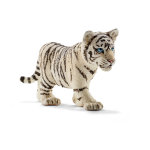 Figurine b�b� tigre blanc s�rie animaux sauvages 6, 8x2, 3x3, 2 cm
