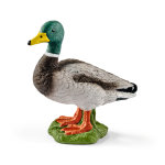Figurine canard s�rie animaux de la ferme 5x2, 9x4, 5 cm