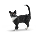 Figurine chat debout srie animaux de la ferme 5, 5x2x6 cm