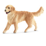 Figurine golden retriever femelle srie animaux de la ferme 2x7, 5x5 cm